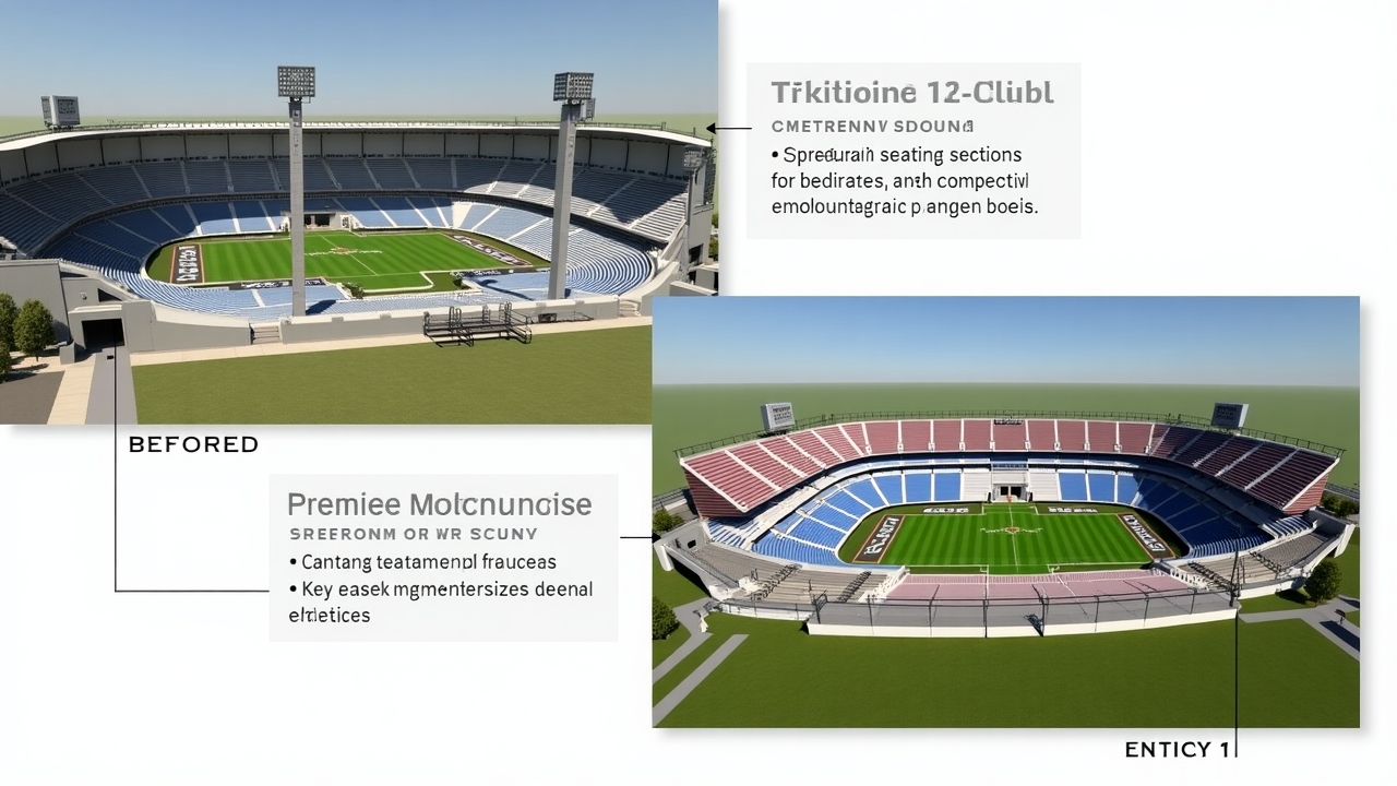 Renovación de estadio: caso de estudio de inversión en infraestructura deportiva